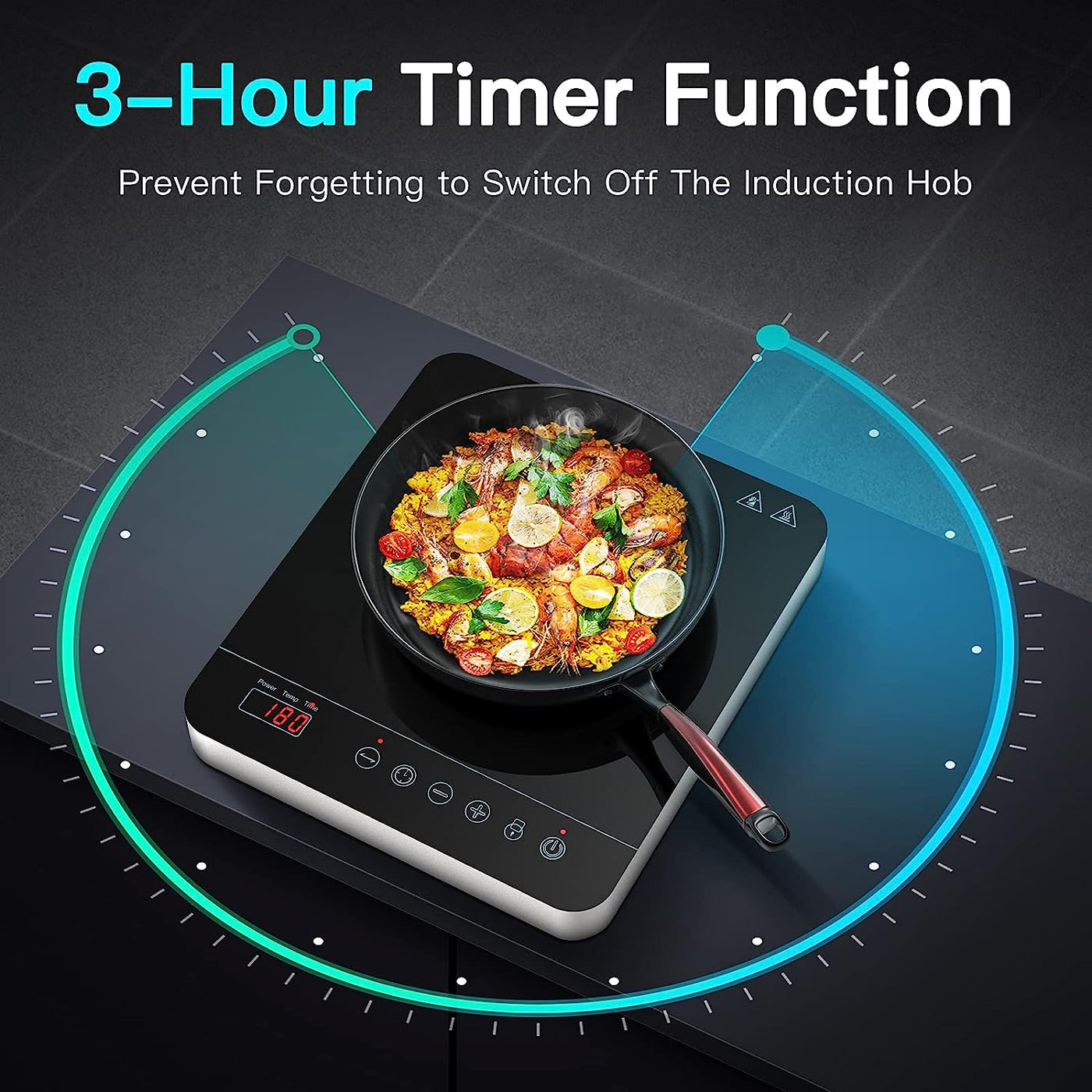 3-hour timer function 