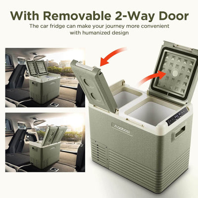 36 Quart Car Fridge Dual Zone