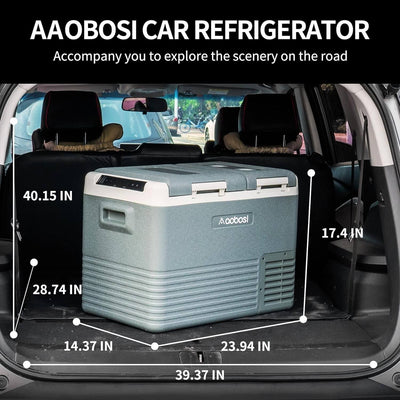 36 Quart Car Fridge Dual Zone