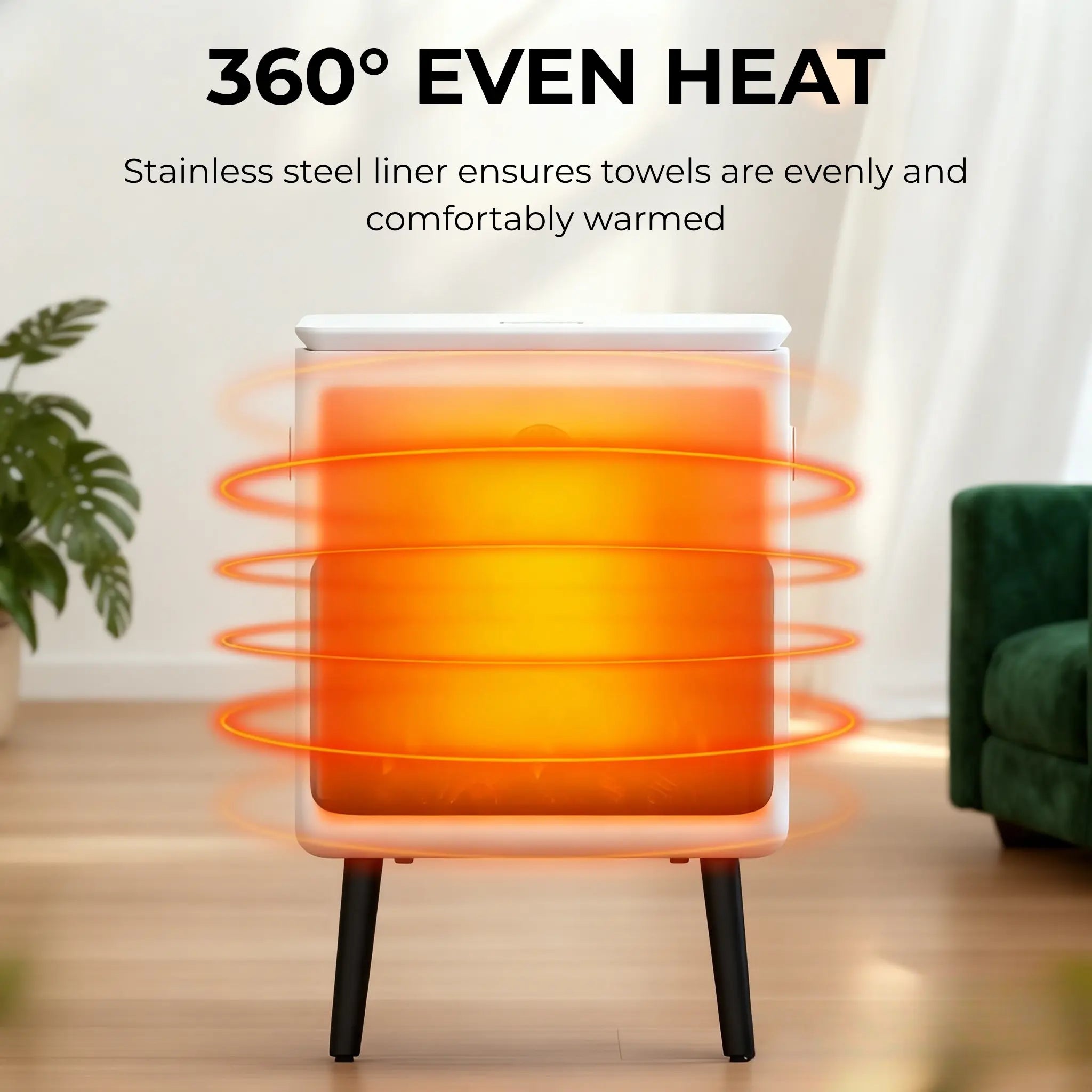 AOBOSI 22L Large Capacity Electric Towel Warmer Bucket