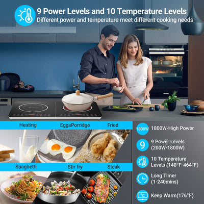different power and temperature meet different cooking needs