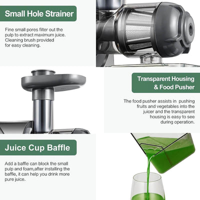Aobosi Slow Masticating Juicer Cold Press Juicer Machine
