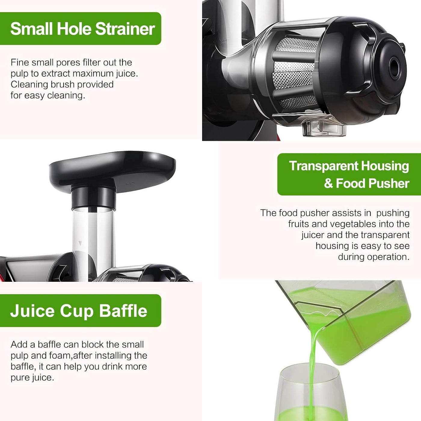 Slow Juicer-AOBOSI 250 W Entsafter- Entsafter gemüse und obst testsieger mit 103 MM Einfüllschacht und 2 metallfreien Filtern-1.2L Saftpresse elektrisch mit 2 Patenten und 40 Minuten Wärmeschutz, Grau Slow Juicer-AOBOSI 250 W Entsafter- Entsafter gemüse und obst testsieger mit 103 MM Einfüllschacht und 2 metallfreien Filtern-1.2L Saftpresse elektrisch mit 2 Patenten und 40 Minuten Wärmeschutz, Grau