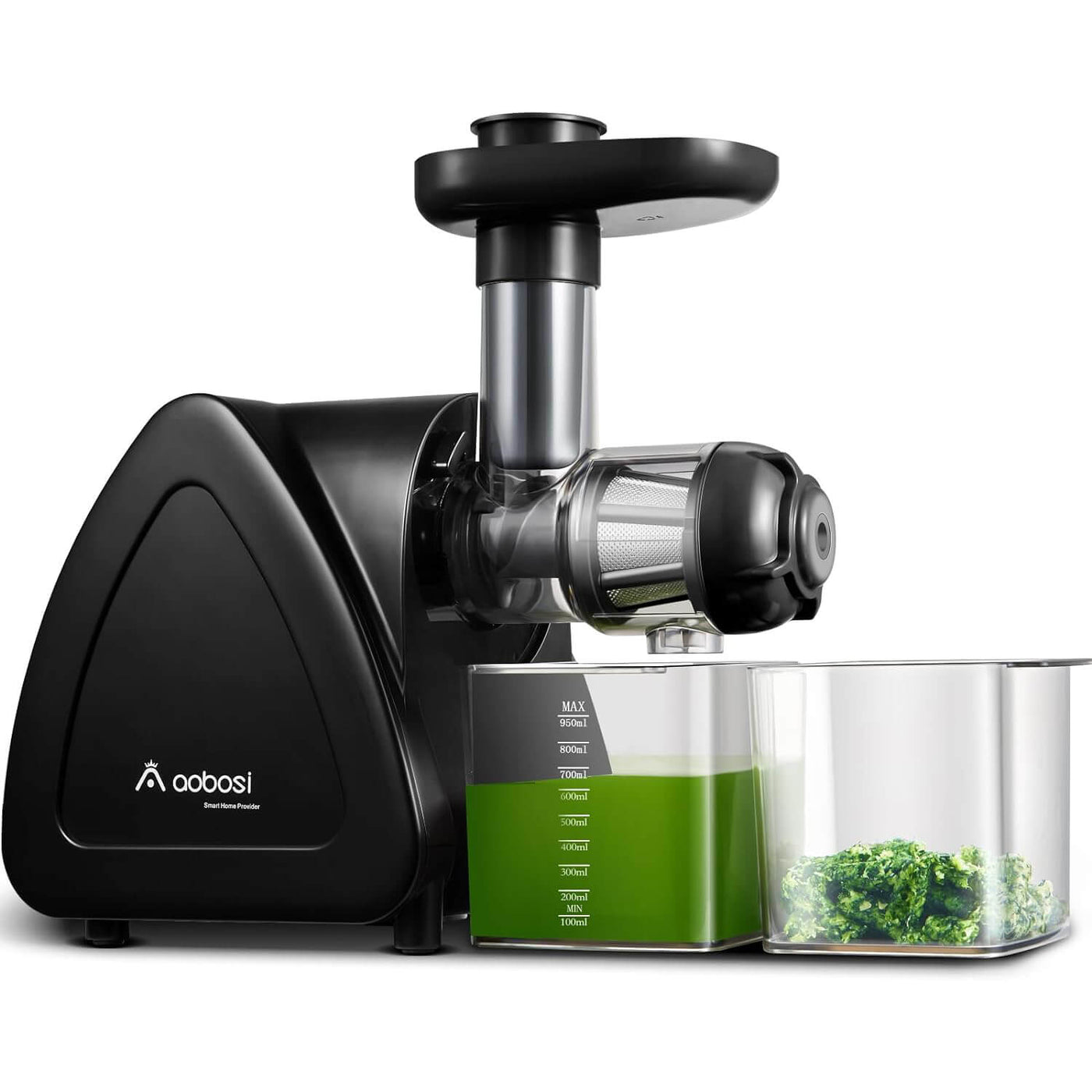 Aobosi Slow Masticating Juicer Cold Press Juicer Machine Black