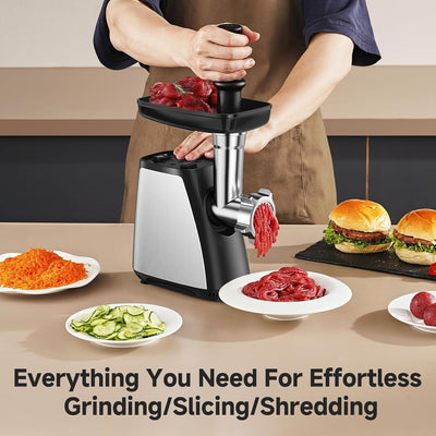 AOBOSI 4-In-1 Electric Meat Grinder 2800W Max