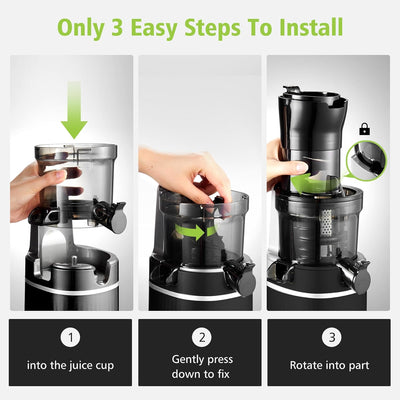 Cold Press Juicers for Whole Fruit and Vegetable