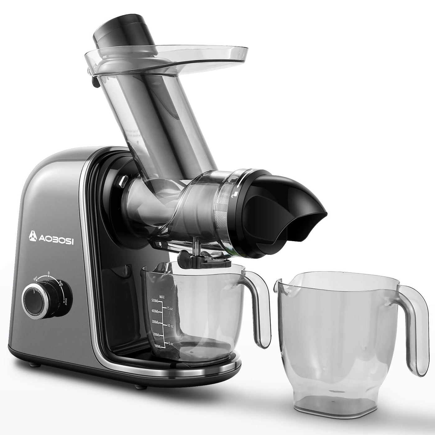 Aobosi Cold Press Juicer Machines with XL Tube Slow Juicer
