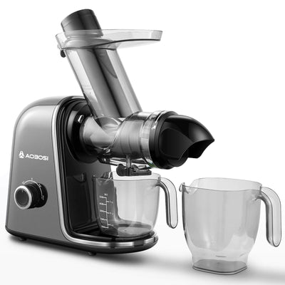 Aobosi Cold Press Juicer Machines with XL Tube Slow Juicer