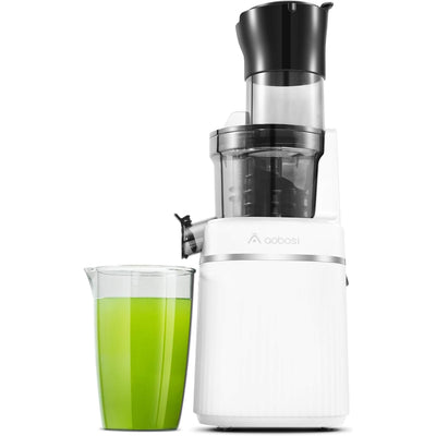 AOBOSI Slow Juicer Machine with Large Feed Chute