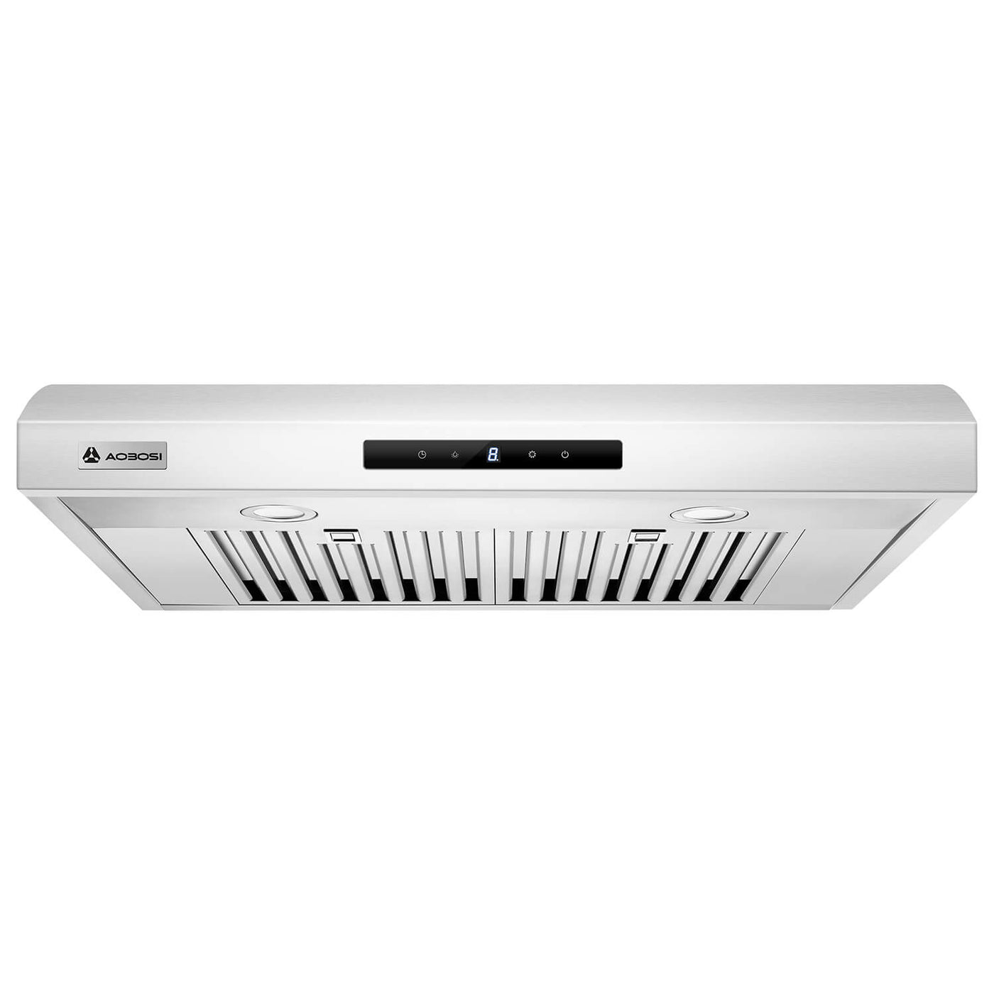 AOBOSI Range Hood 30 Inch with APP/Voice/Touch 3 Ways Control 