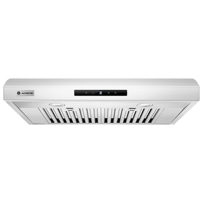 AOBOSI Range Hood 30 Inch with APP/Voice/Touch 3 Ways Control 