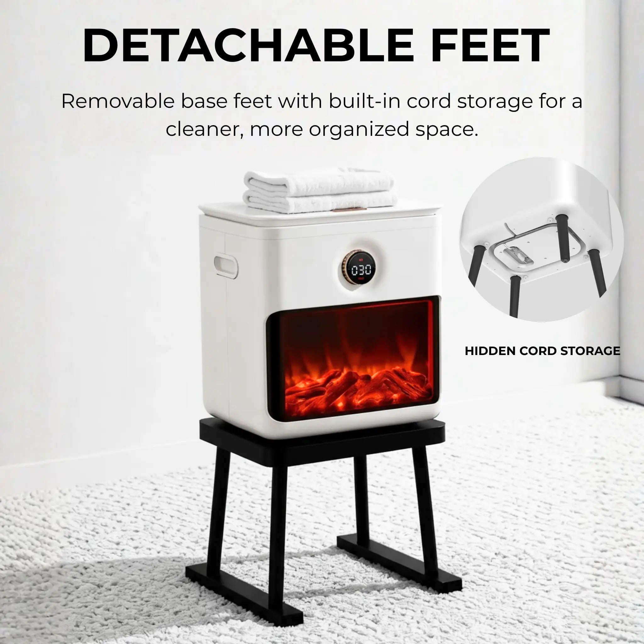 AOBOSI 22L Large Capacity Electric Towel Warmer Bucket