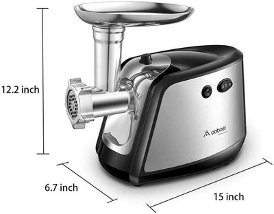 AOBOSI 3-IN-1 Meat Grinder Electric Sausage Stuffer and Grinder