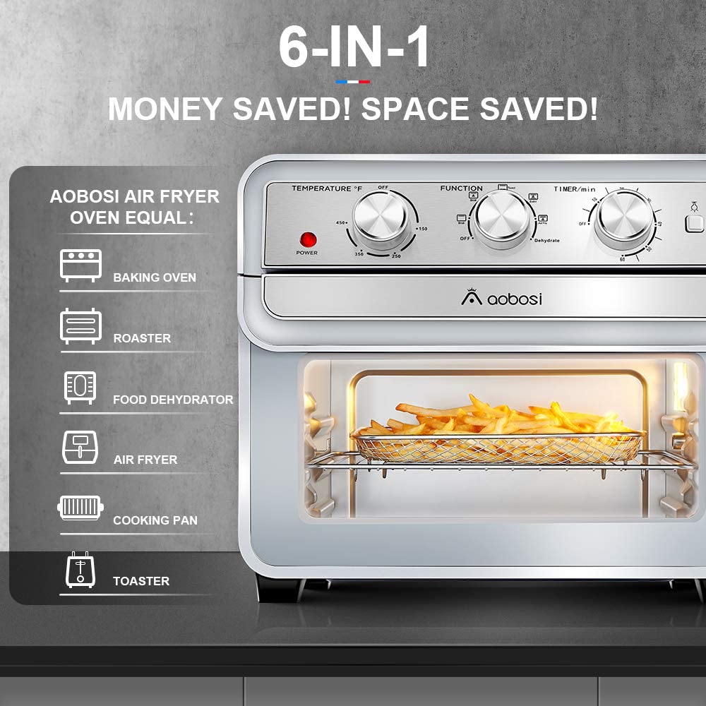 AOBOSI A220 6-in-1 Large Toaster Oven