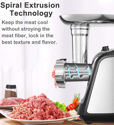 AOBOSI 3-IN-1 Meat Grinder Electric Sausage Stuffer and Grinder