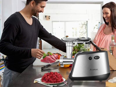 AOBOSI 3-IN-1 Meat Grinder Electric Sausage Stuffer and Grinder