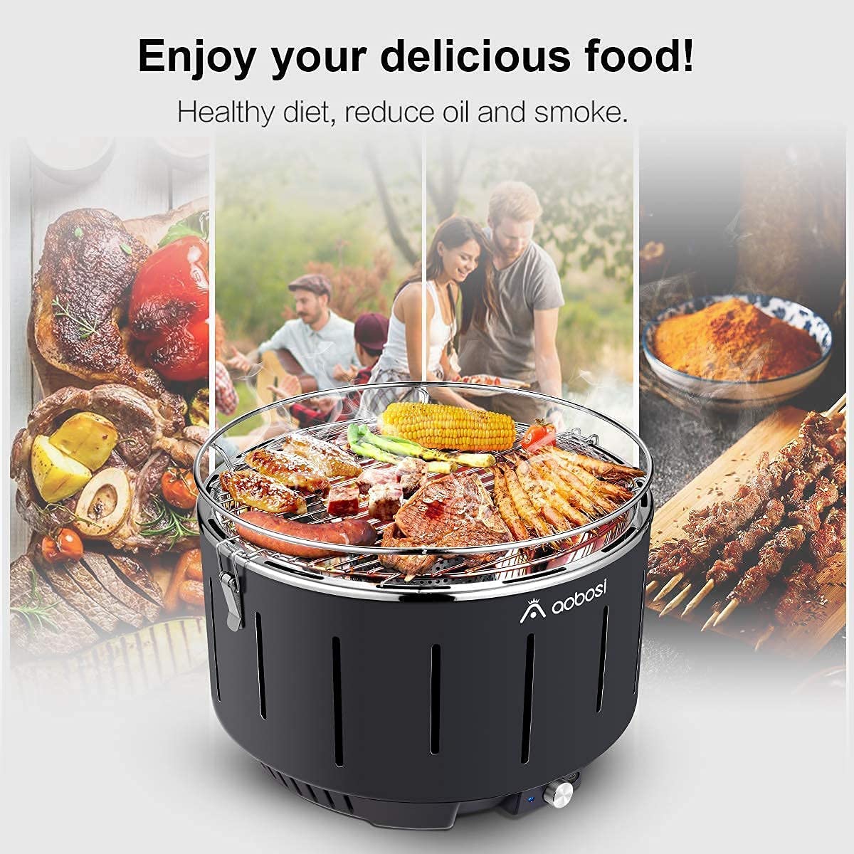 Aobosi CG09 Smokeless Barbecue Grill