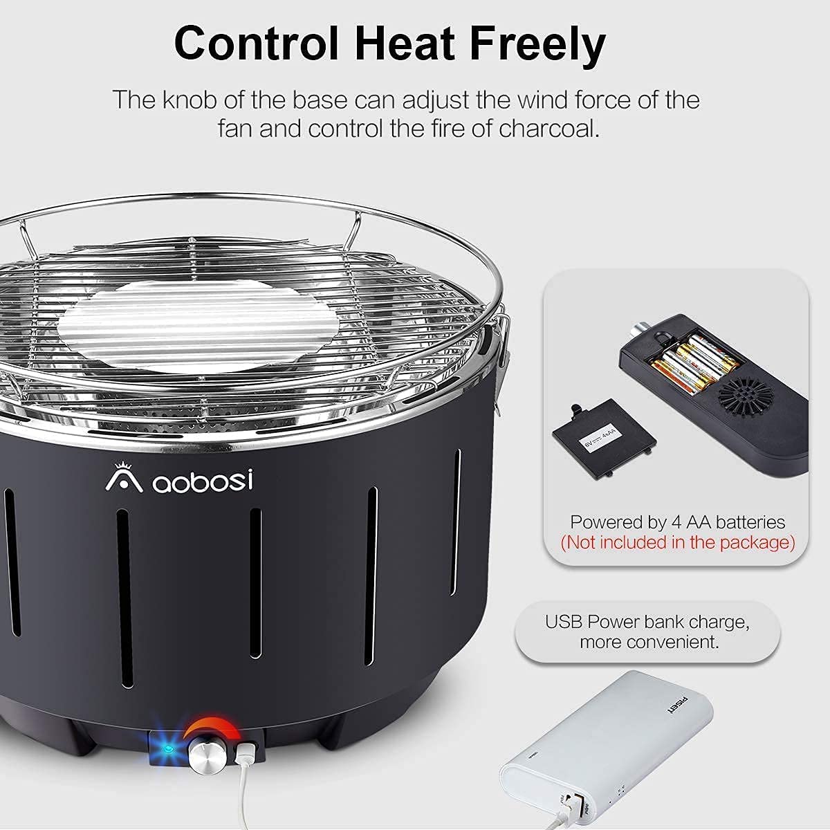 Aobosi CG09 Smokeless Barbecue Grill