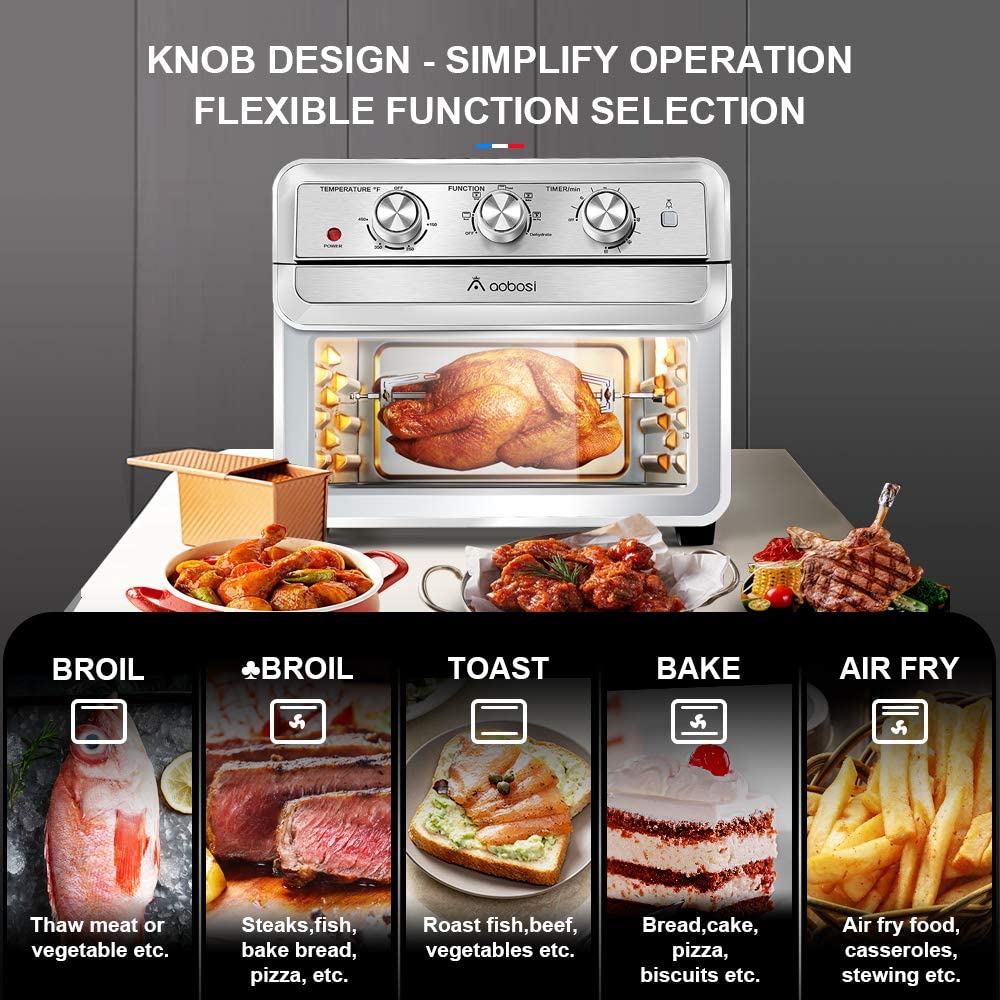 AOBOSI A220 6-in-1 Large Toaster Oven