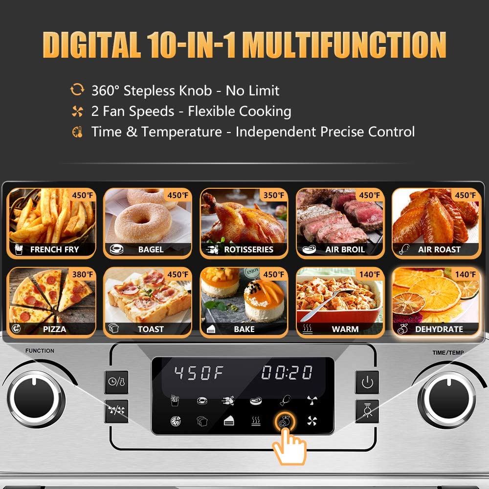 Aobosi FM9010 Toaster Oven Air Fryer