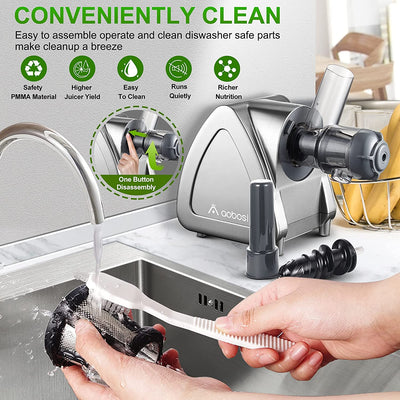 Aobosi Slow Masticating Juicer Cold Press Juicer Machine