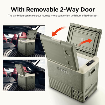 AOBOSI ‎12 Volt Car Fridge 53Qt/50L Green